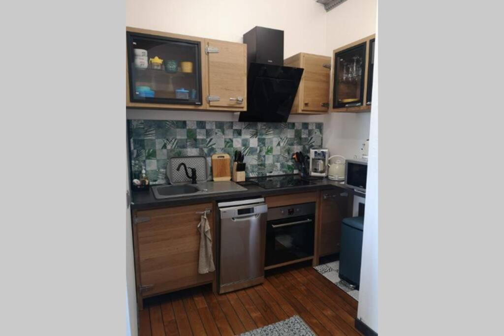 Appartement, Les Templiers, Rdc Vue Mer Proche Centre Ville Houlgate Bagian luar foto